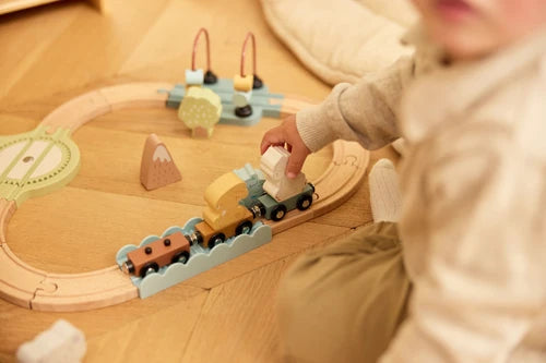 Holz-Eisenbahnset - Jollies