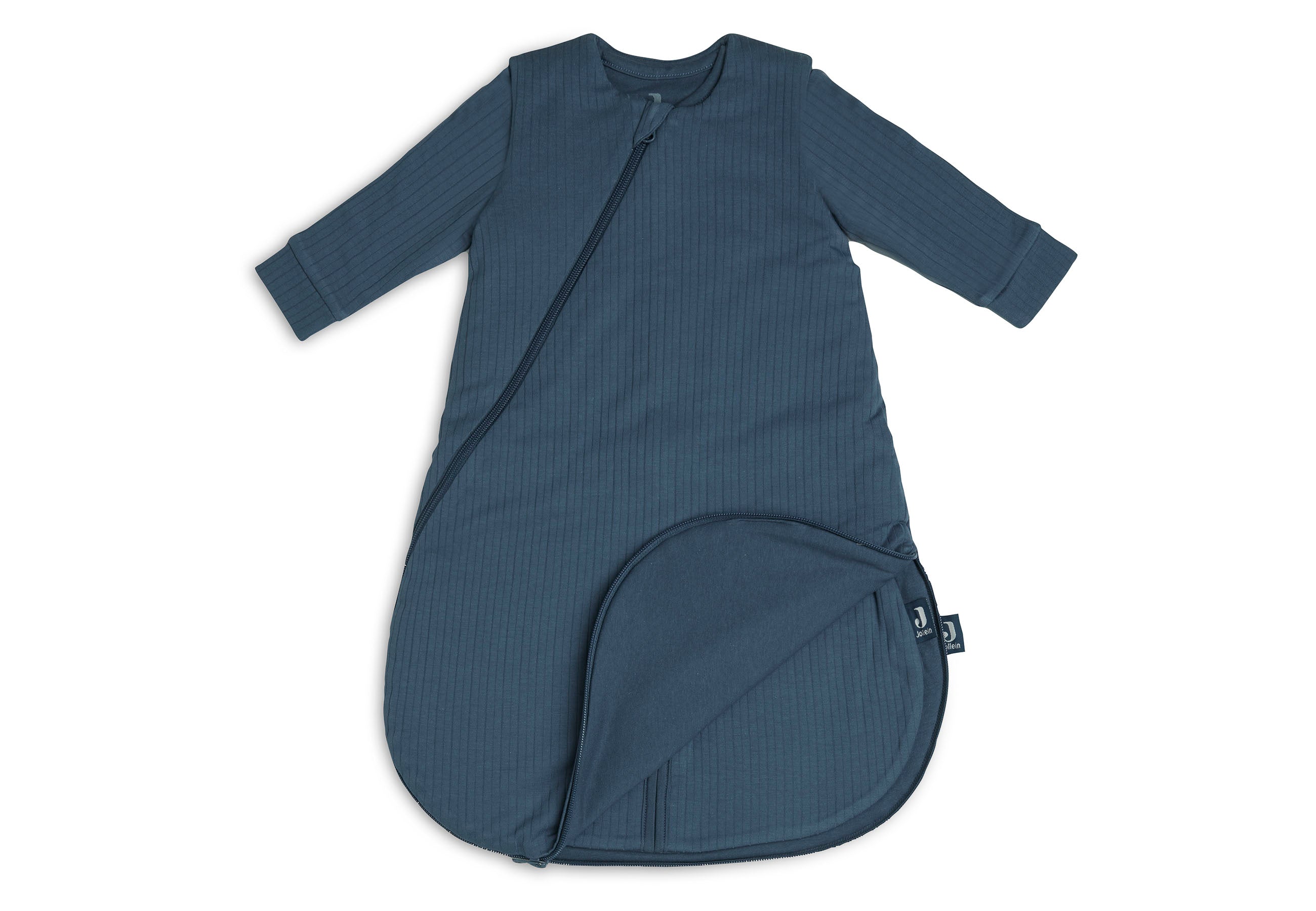 Newborn Schlafsack 60cm Basic Stripe - Jeans Blue
