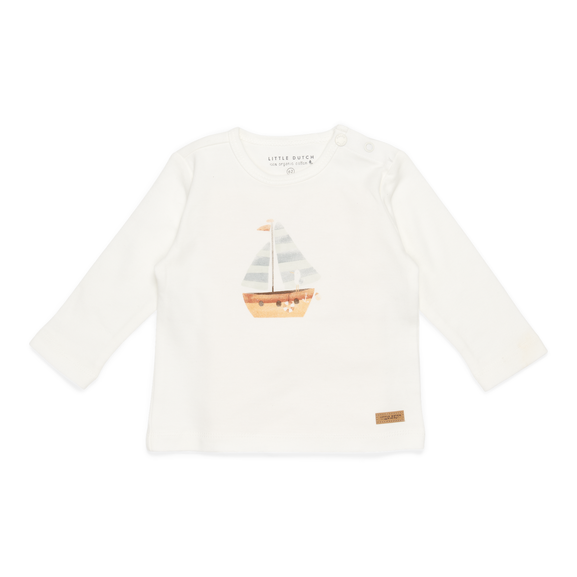 T-Shirt langärmlig Sailboat White Adventures - 50/56
