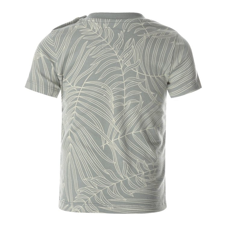 T-Shirt hellgrüner Palmenprint