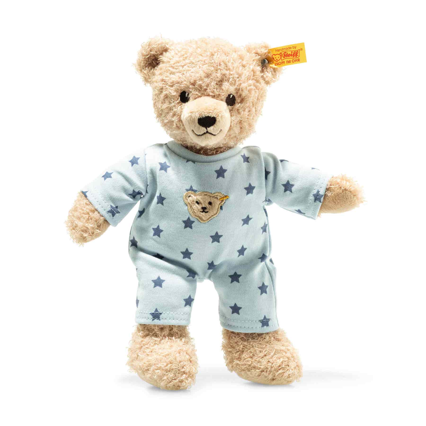Teddybär Junge Baby mit Schlafanzug