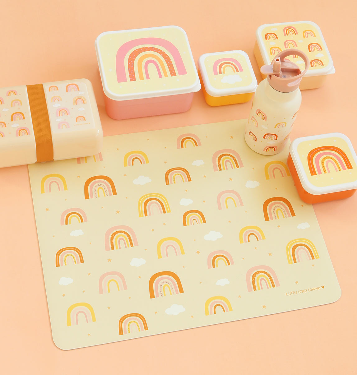 Tischset: Regenbogen