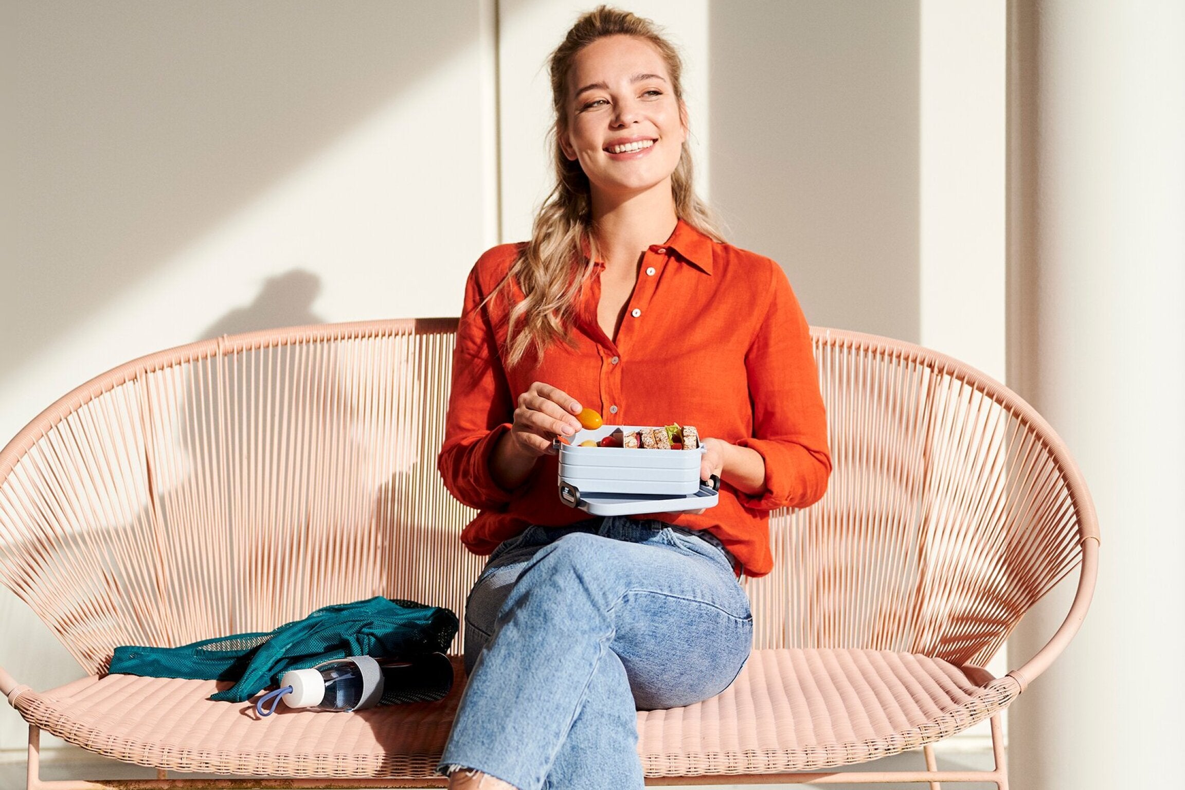 Lunchbox Take a Break midi - Vivid mauve