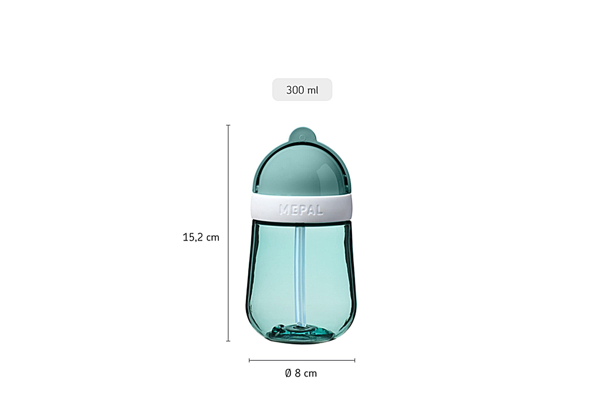 Strohhalmbecher Mepal Mio 300ml - Sailors Bay